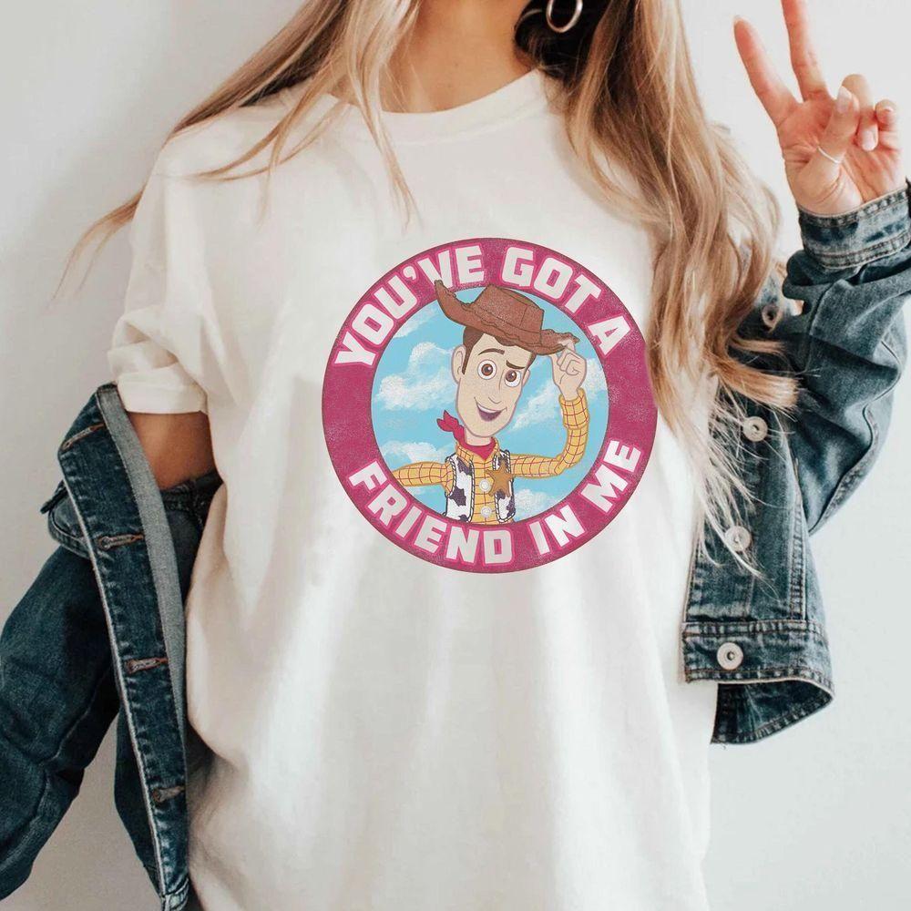 Pixar Toy Story Woody Youve Got A Friend In Me Vintage Disney Vuitino Shirt